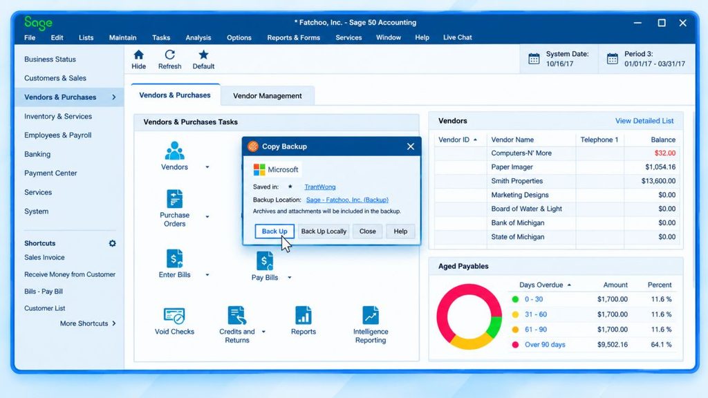 How to Back Up Sage 50 Before Migration?