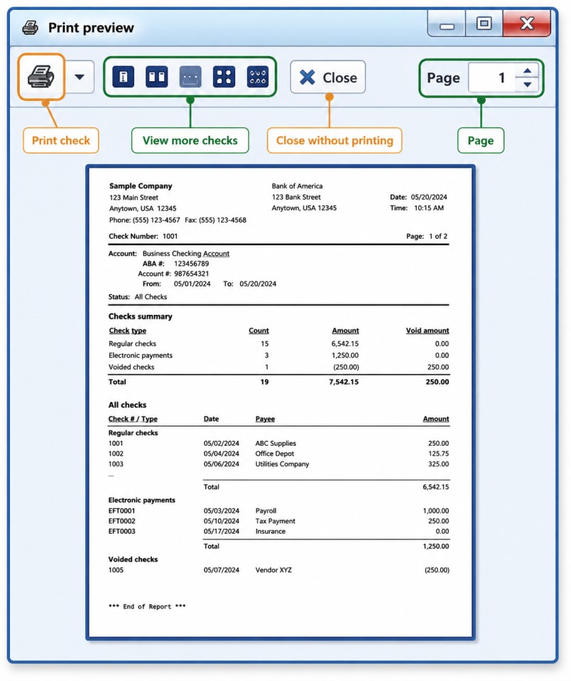 Test the Printer Outside QuickBooks