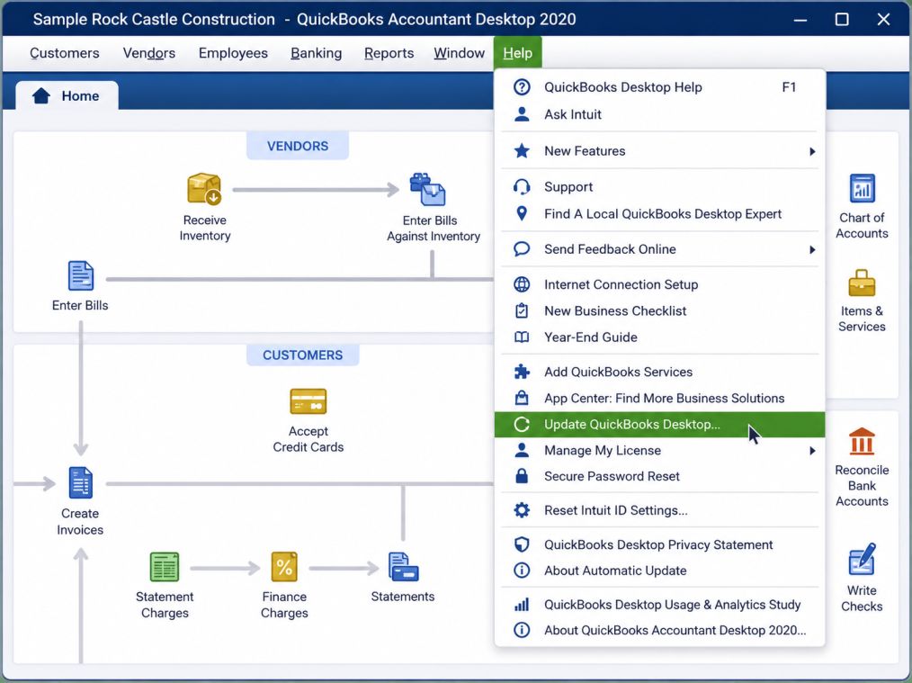 Update QuickBooks Desktop to Fix Compatibility Issues