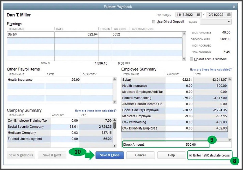 Repair Stuck Paychecks of QuickBooks Payroll Error PS038