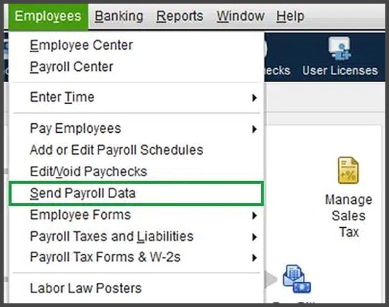 Send Payroll Data After Updating QuickBooks